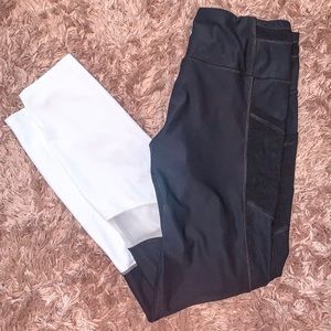 LAYER 8 Black & White Leggings